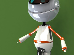 robot rouchka 3d printed model Modello di stampa 3D