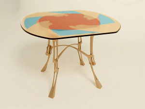 кухонний стіл 3D Модель