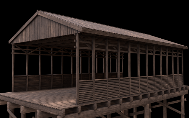 woodbridge 3D Model .c4d .max .obj .3ds .fbx .stl .blend 