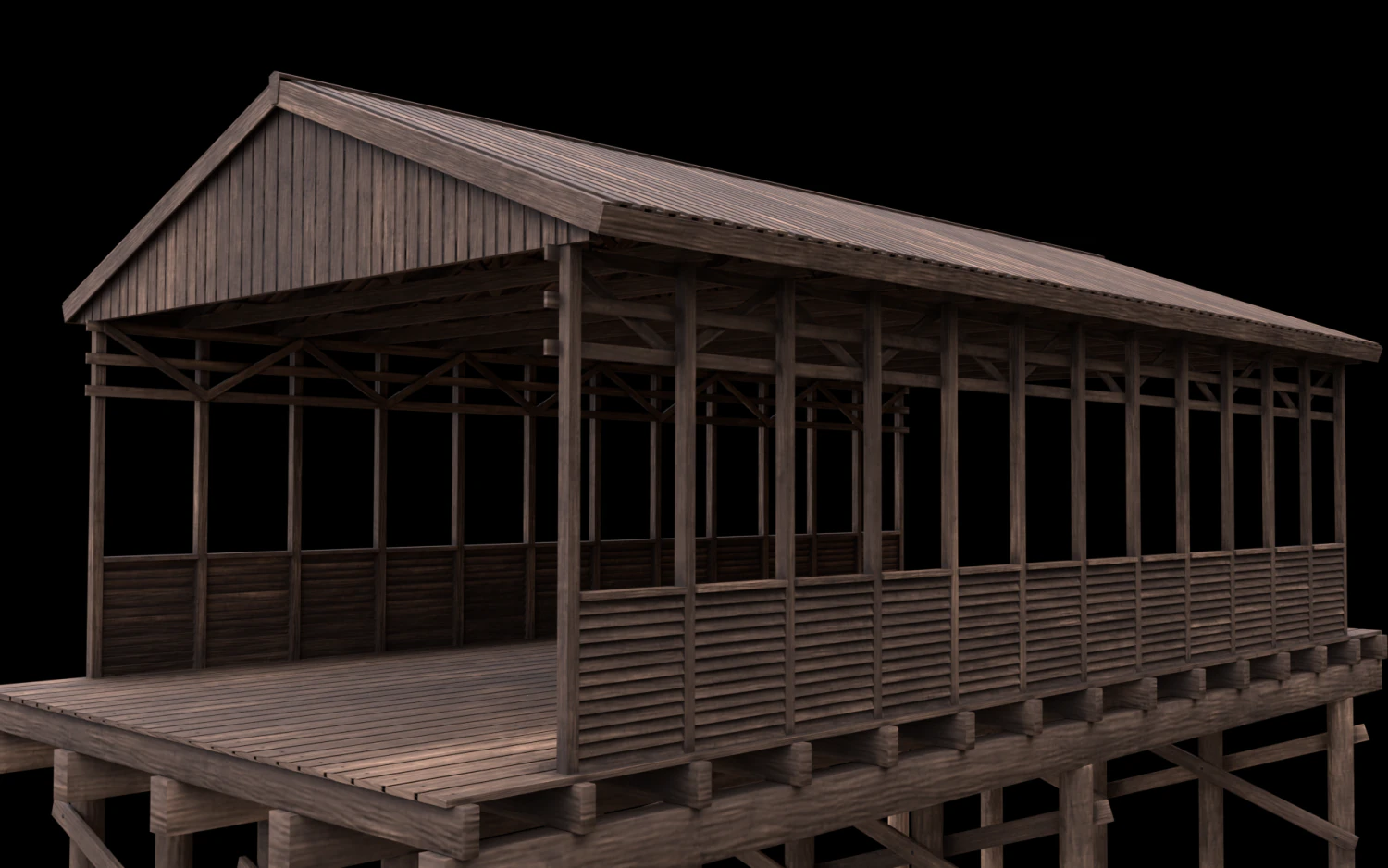 woodbridge 3D Model .c4d .max .obj .3ds .fbx .stl .blend 
