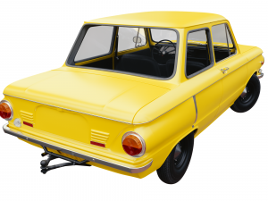 zaz 968 a 3Dモデル