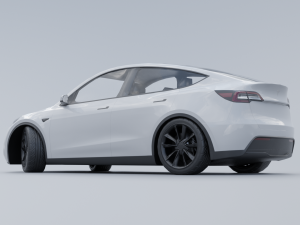 Tesla model Y low poly 3d 3D 模型