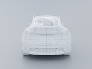 Tesla model Y low poly 3d 3D 模型
