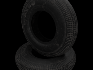 tire zaz low poly low-poly Model 3D