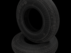 tire zaz low poly low-poly Model 3D