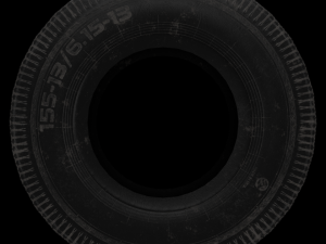 tire zaz low poly low-poly Model 3D