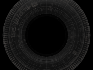 tire zaz low poly low-poly Model 3D