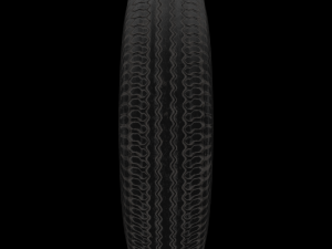 tire zaz low poly low-poly Model 3D