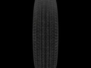 tire zaz low poly low-poly Model 3D