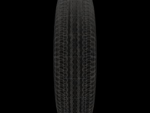 tire zaz low poly low-poly Model 3D