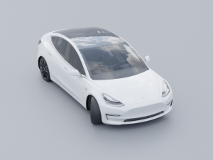 Tesla model 3 Modelo 3D