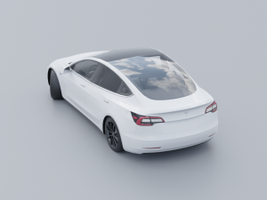 Tesla model 3 Modelo 3D