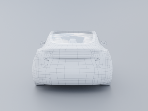 Tesla model 3 Modelo 3D