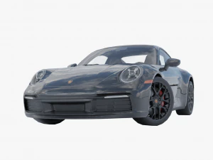 ポルシェ 911 カレラ 4 GTS ローポリ 3D 3Dモデル