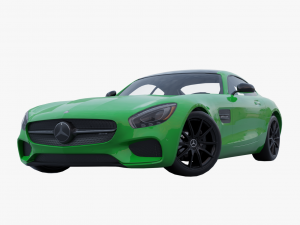 Mercedes-Benz AMG GT 2015 Low-poly 3D 3D 모델