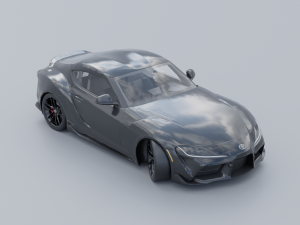Toyota Supra A90 Low-poly 3D 3D Модель