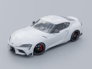Toyota Supra A90 Low-poly 3D 3D Модель