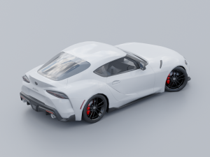 Toyota Supra A90 Low-poly 3D 3D Модель