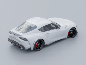 Toyota Supra A90 Low-poly 3D 3D Model