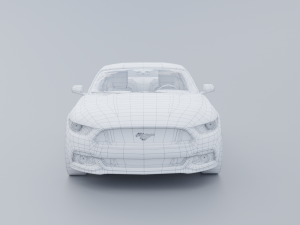 Mustang low poly Low-poly 3D 3D 모델