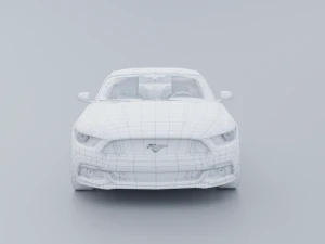 Mustang low poly Low-poly 3D 3D Model