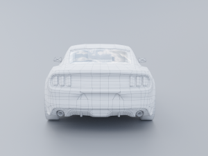 Mustang low poly Low-poly 3D 3D 모델