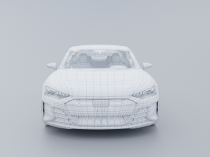 AudiE-tron GT Low-poly 3D Modèle 3D