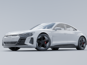 AudiE-tron GT Low-poly 3D Modèle 3D