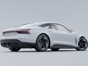 AudiE-tron GT Low-poly 3D Modèle 3D