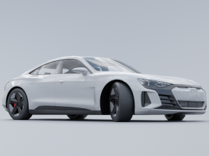 AudiE-tron GT Low-poly 3D Modèle 3D