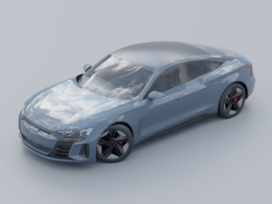 AudiE-tron GT Low-poly 3D Modèle 3D
