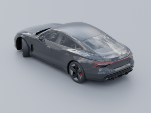 AudiE-tron GT Low-poly 3D Modèle 3D