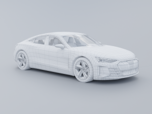 AudiE-tron GT Low-poly 3D Modèle 3D