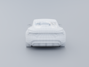 AudiE-tron GT Low-poly 3D Modèle 3D
