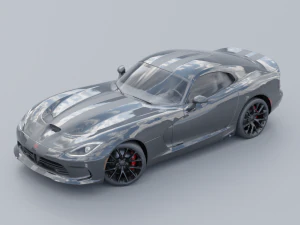 Dodge Viper GTS Low-poly 3D 3D Model