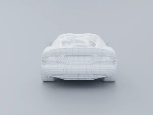 Dodge Viper GTS Low-poly 3D 3D Model