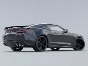 Chevrolet Camaro ZL1 2017 Low-poly 3D Modelo 3D