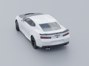 Chevrolet Camaro ZL1 2017 Low-poly 3D Modelo 3D