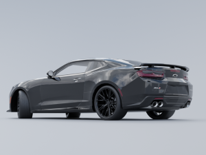 Chevrolet Camaro ZL1 2017 Low-poly 3D Modelo 3D