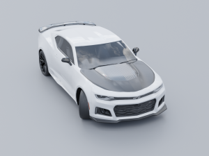 Chevrolet Camaro ZL1 2017 Low-poly 3D Modelo 3D