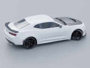 Chevrolet Camaro ZL1 2017 Low-poly 3D Modelo 3D