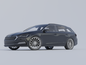 Skoda Octavia combi 2020 3D 모델