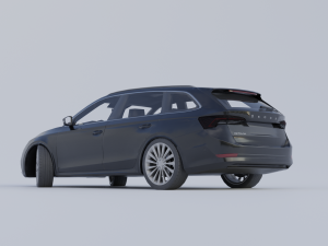Skoda Octavia combi 2020 3D 모델