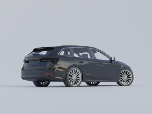 Skoda Octavia combi 2020 3D 모델