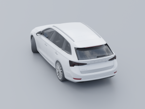 Skoda Octavia combi 2020 3D 모델