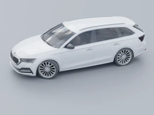 Skoda Octavia combi 2020 3D Model