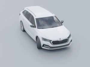Skoda Octavia combi 2020 3D Model