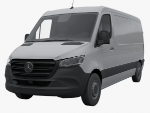 Mersedes-Benz Sprinter 2022 Low-poly 3D 모델