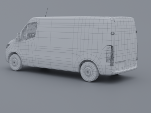 Mersedes-Benz Sprinter 2022 Low-poly 3D 模型