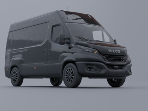 Iveco Daily 2022 Low-poly Modèle 3D